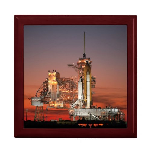 Red Sky for Space Shuttle Atlantis Launch Gift Box