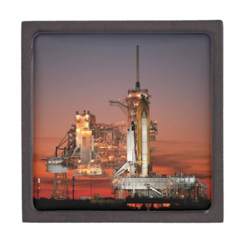 Red Sky for Space Shuttle Atlantis Launch Gift Box