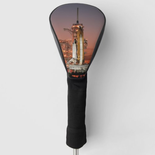 Red Sky for Space Shuttle Atlantis Launch Golf Head Cover