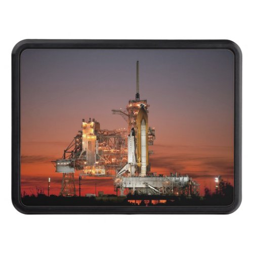 Red Sky for Space Shuttle Atlantis Launch Hitch Cover