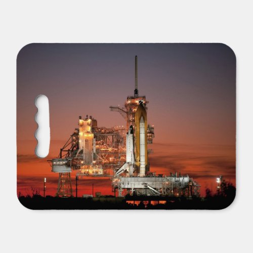 Red Sky for Space Shuttle Atlantis Launch Seat Cushion