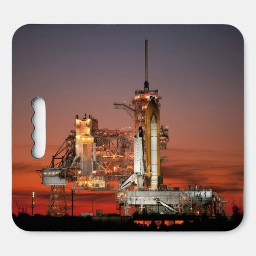 Red Sky for Space Shuttle Atlantis Launch Seat Cushion