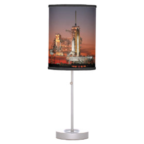 Red Sky for Space Shuttle Atlantis Launch Table Lamp