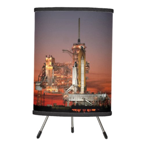 Red Sky for Space Shuttle Atlantis Launch Tripod Lamp