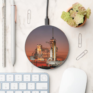 Red Sky for Space Shuttle Atlantis Launch Wireless Charger