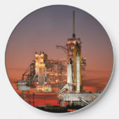 Red Sky for Space Shuttle Atlantis Launch Wireless Charger (Front)