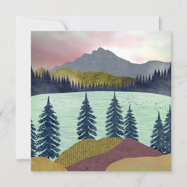 Red Sky Lake Landscape (Front)