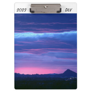 Red Sky - Planner Clipboard