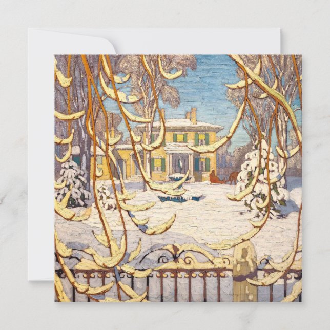 Red Sleigh House, Winter | Lawren Harris | (Front)