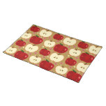 Red Sliced Apples Placemat at Zazzle
