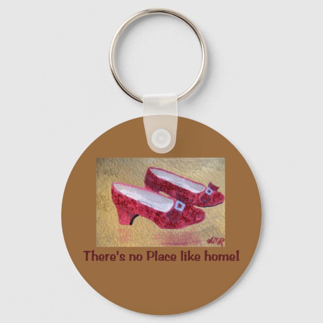 Red Slippers Keychain (Front)