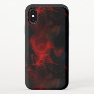 red smoke iPhone XS slider case