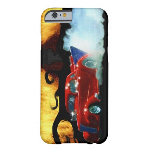 Red Smoking Doorslammer Drag_racing Car Barely There iPhone 6 Case