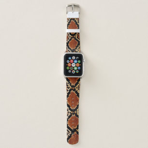 Red Snakeskin Apple Watch Band