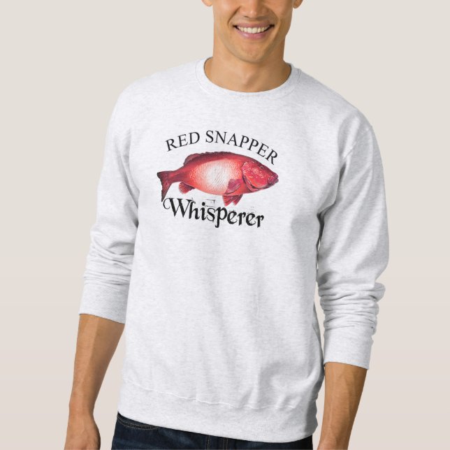 Red Snapper Whisperer Light Sweatshirt (Front)
