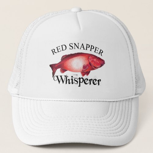 Red Snapper Whisperer Light Trucker Hat