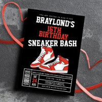 Red Sneaker Bash Birthday