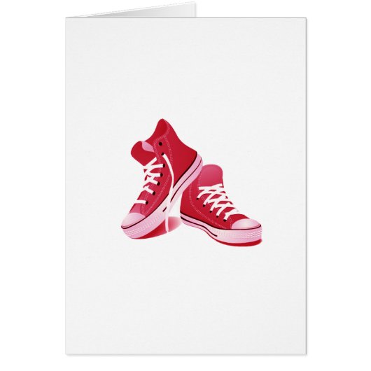 Red Sneakers Card (Front)