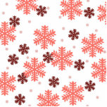 Red snow flakes Christmas pattern snow pattern des Cutout<br><div class="desc">Design</div>