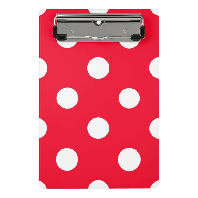 Red Snow Mini Clipboard (Front)