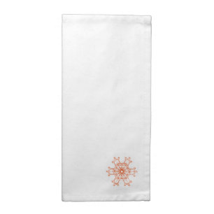 Red Snowflake Cloth Napkin