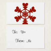 Red  Snowflakes (Front & Back)