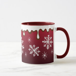 Red Snowflakes Mug
