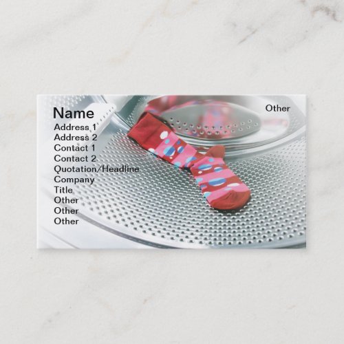 Red sock business card templates