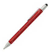 Red Soft-Roll Ballpoint Stylus Tool Pen (Front)