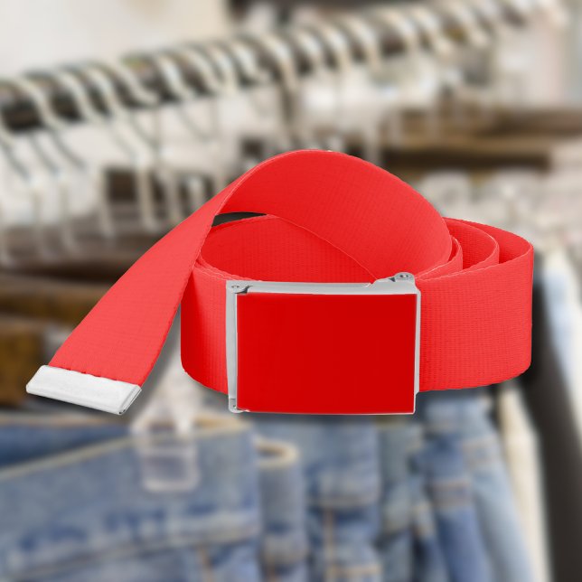 Red Solid Color | Classic | Elegant | Trendy  Belt (Creator Uploaded)