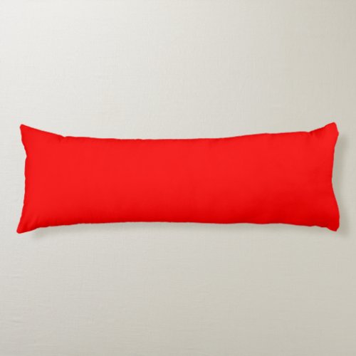 Red Solid Color  Classic  Elegant  Trendy  Body Pillow
