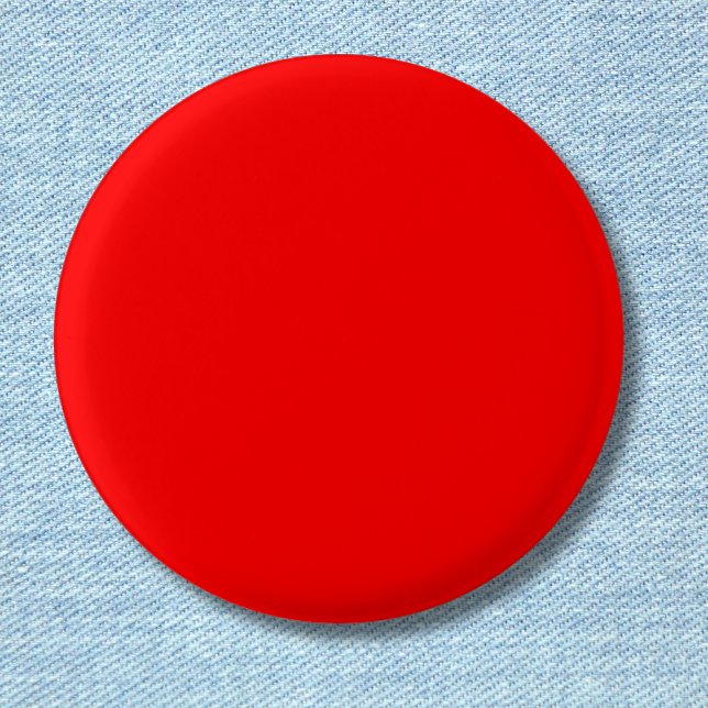 Red Solid Color | Classic | Elegant | Trendy  Button (Creator Uploaded)