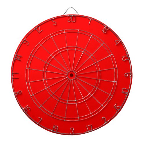 Red Solid Color  Classic  Elegant  Trendy  Dart Board