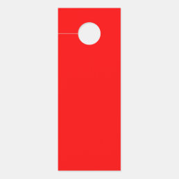 Red Solid Color | Classic | Elegant | Trendy  Door Hanger