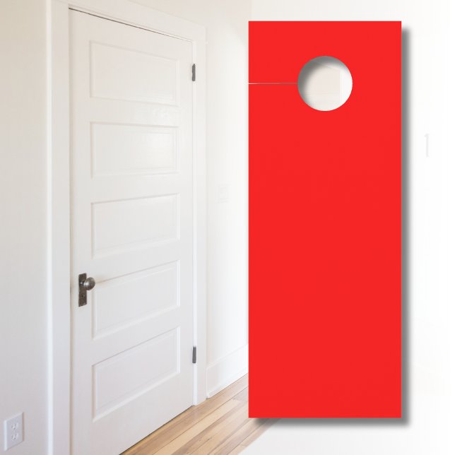 Red Solid Color | Classic | Elegant | Trendy  Door Hanger (Creator Uploaded)