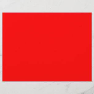 Red Solid Color   Classic   Elegant   Trendy  Flyer