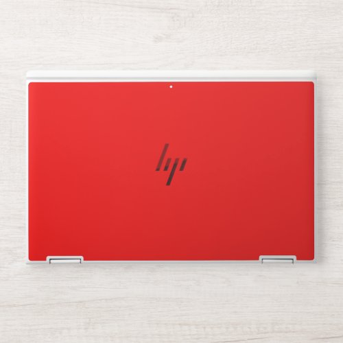 Red Solid Color  Classic  Elegant  Trendy  HP Laptop Skin