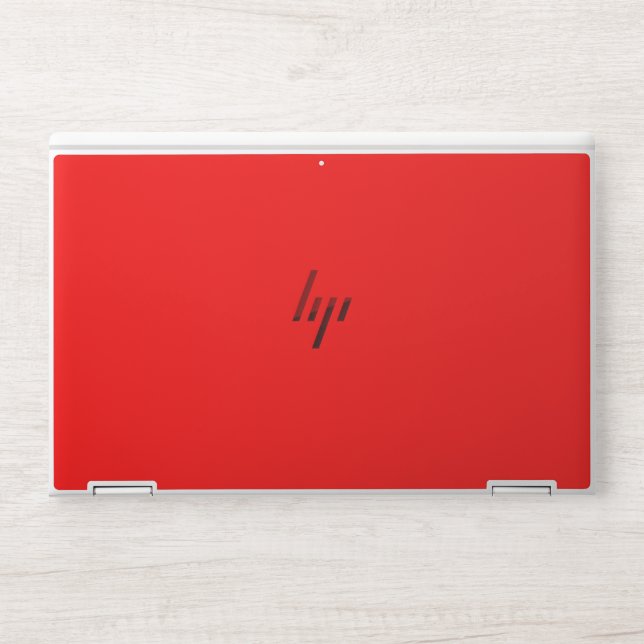Red Solid Color | Classic | Elegant | Trendy  HP Laptop Skin (Front)
