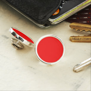 Red Solid Color   Classic   Elegant   Trendy  Lapel Pin