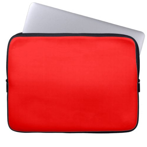 Red Solid Color  Classic  Elegant  Trendy  Laptop Sleeve
