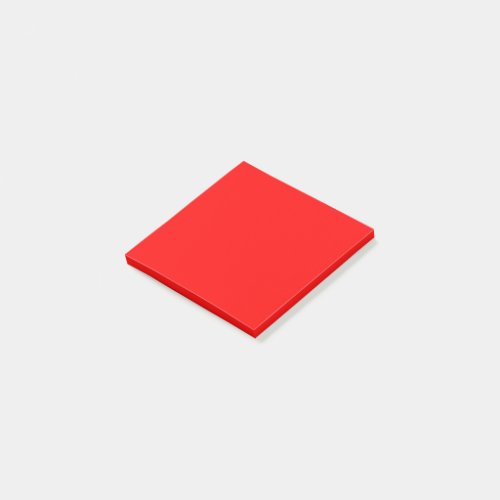 Red Solid Color  Classic  Elegant  Trendy  Post_it Notes