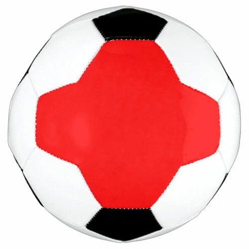 Red Solid Color  Classic  Elegant  Trendy  Soccer Ball