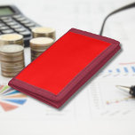 Red Solid Color | Classic | Elegant | Trendy  Trifold Wallet<br><div class="desc">Red Solid Color | Classic | Elegant | Trendy | Stylish</div>