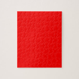 Red Solid Color Jigsaw Puzzle