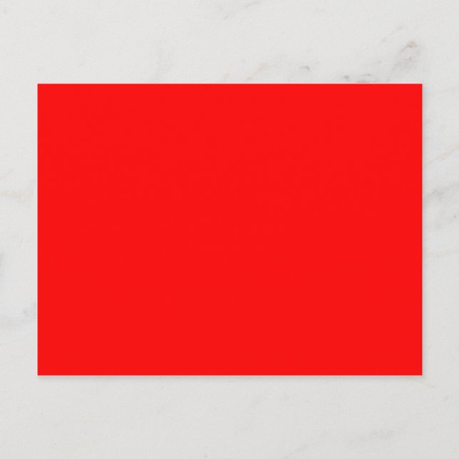 Red Solid Color Postcard (Front)