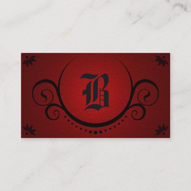 red sophistications business card (Front)