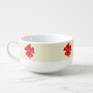 Red, Soup Mug