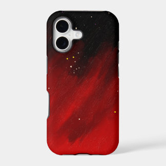Red space mist. iPhone 17 case