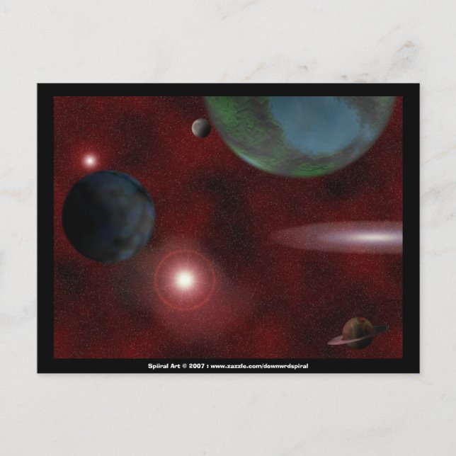 Red Space postcard (Front)