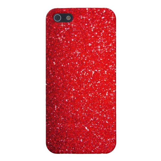 Red sparkle iPhone case | Zazzle.com